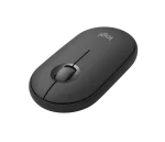 LOGI Pebble Mouse 2 M350s - TONAL GRAPHITE - BT - Logitech 910-007015, Ambidextrous, Optical, RF Wireless + Bluetooth, 4000 DPI, Graphite