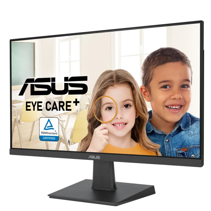 ASUS VA27EHF Eye Care Monitor| 27 inch|IPS Full HD|Frameless|100Hz|Adaptive-Sync|1ms MPRT|HDMI|Low Blue Light|Flicker Free|VESA - ASUS VA27EHF, 68.6 cm (27"), 1920 x 1080 pixels, Full HD, LCD, 1 ms, Black